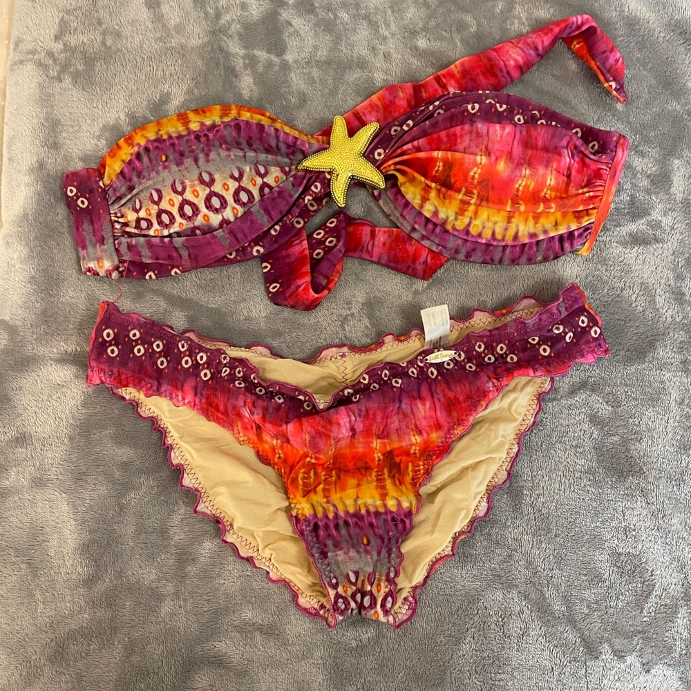 Luli Fama Starfish Strapless Bikini